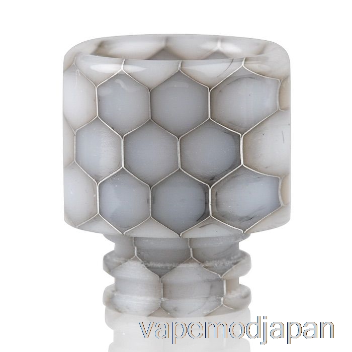 VAPE JAPAN 510 ヘビ革樹脂ドリップチップ ホワイト